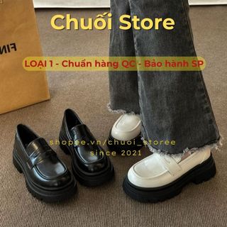 Giày oxford nữ da PU tổng hợp dệt vải đế cao su nhẹ nhàng êm chân tinh tế cổ điển