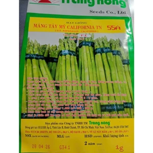 1gr Hạt Giống Măng Tây Mỹ TN 55A, Hạt Nảy Mầm Nhanh, Mạnh, Trồng 1 lần ăn hoài luôn, Cty Trang Nông Nổi Tiếng