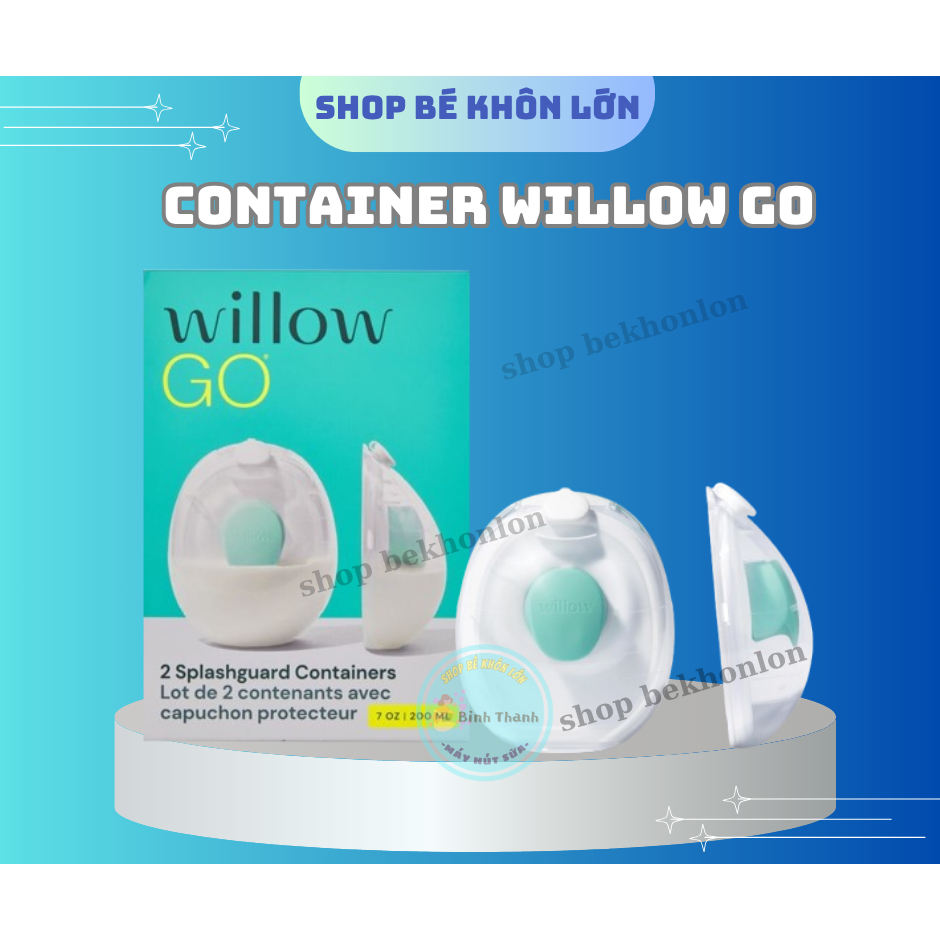 Phụ kiện container Willow Go có nút bịt mới 100% nguyên tem