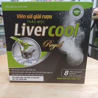 Viên sủi thảo mộc Liver cool Hộp 2 vỉ x 4 viên