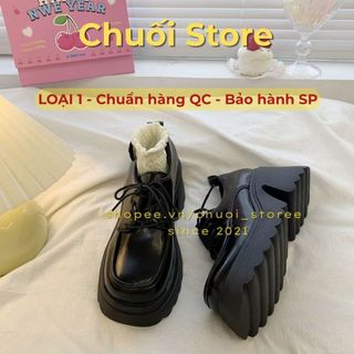 Giày oxford nữ da PU tổng hợp dệt vải đế cao su đáng yêu mềm mai êm ái dễ mang