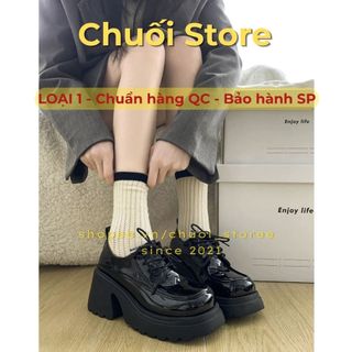 Giày oxford nữ da PU tổng hợp dệt vải đế cao su đáng yêu mềm mai êm ái dễ mang