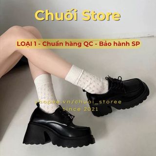 Giày oxford nữ da PU tổng hợp dệt vải đế cao su đáng yêu mềm mai êm ái dễ mang