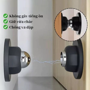 Chặn Cửa Nam Châm Hít Sàn – Lắp Nhanh, Giữ Cửa Không Rung Lắc Khi Gió Mạnh-TOOLIX