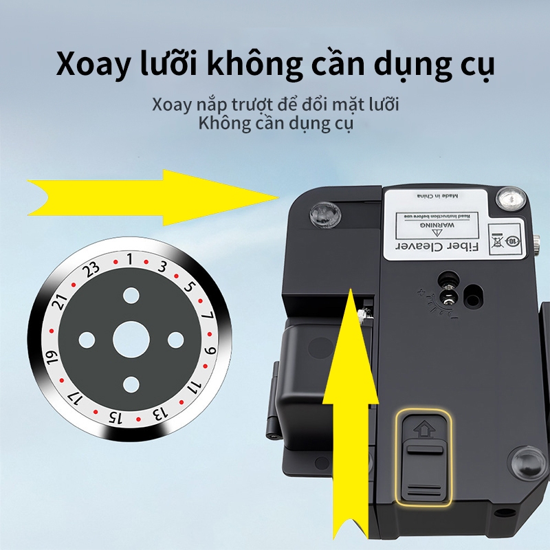 Dao Cắt Sợi Quang COMWAY CC03 Tự Động Dao Cắt Quang FTTH Cắt Chính Xác Cao 16 Mặt Hàng Sẵn TP.HCM