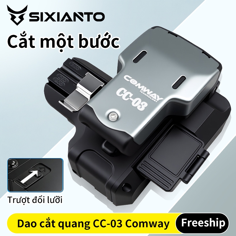 Dao Cắt Sợi Quang COMWAY CC03 Tự Động Dao Cắt Quang FTTH Cắt Chính Xác Cao 16 Mặt Hàng Sẵn TP.HCM