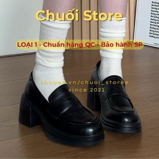 Giày oxford nữ da PU tổng hợp dệt vải đế cao su sang trọng thanh lịch thuận tiện dễ đi