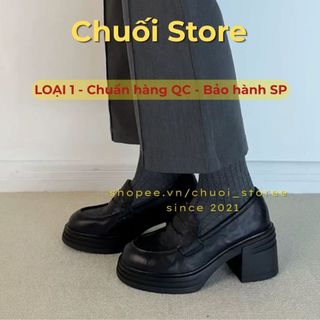 Giày oxford nữ da PU tổng hợp dệt vải đế cao su thanh lịch sang trọng đáng yêu êm chân