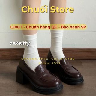Giày oxford nữ da PU tổng hợp dệt vải đế cao su sang trọng thanh lịch thuận tiện dễ đi