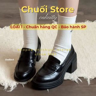 Giày oxford nữ da PU tổng hợp dệt vải đế cao su thanh lịch sang trọng đáng yêu êm chân