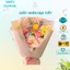 Tệp 3-5 Tờ Giấy Nến Nhăn Họa Tiết Chuyên Dụng Gói Hoa, Trang Trí Giỏ Quà, Decor Handmade Dạng