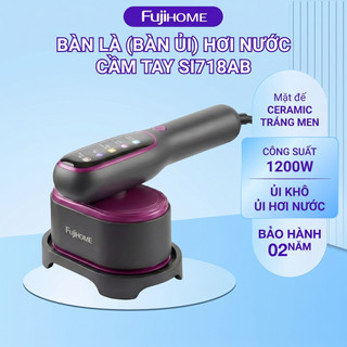 Bàn là (bàn ủi) hơi nước cầm tay Fujihome SI718AB – Ủi đúng cách bảo vệ quần áo tối ưu