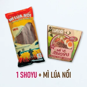 1 Mì Lúa Nổi Gia Vị + 1 Mì Lúa Nổi Nguyên Liệu