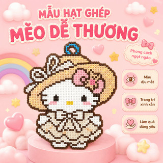 Bộ hạt ghép nhiệt thủ công DIY đầy đủ, hạt 3D, gói bổ sung, kèm dụng cụ và bàn ủi, đồ chơi trẻ em.