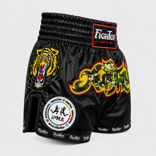 Quần Muay Fighter Tiger - Vải satin mịn, họa tiết thêu đẹp, nam & nữ