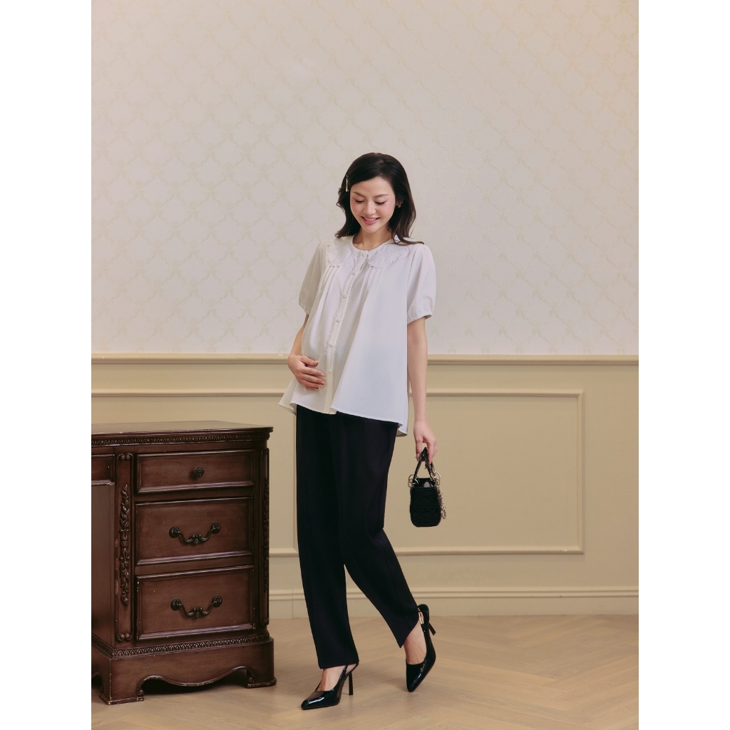 Quần Baggy Nữ SMART BAGGY Thiết Kế Lưng Chun Có Thể Điều Chỉnh Dễ Dàng, Quần Bầu Công Sở Tôn Dáng Chân Thẳng Gọn - L'amm