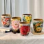 Bình Hoa Gốm Sứ Dáng Xô Cao Decor Lọ Hoa Cắm Cành Quả Trang Trí Nhà Cửa, Làm Quà Tặng Sang Trọng