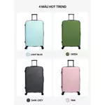 [🔥HOT DEAL] Vali Kéo MIA Du Lịch ZENI - Size 19/24 Inch, Nhựa PP Hạn Chế Bể Vỡ, Khoá Số, Bảo Hành Trọn Đời — ảnh 6