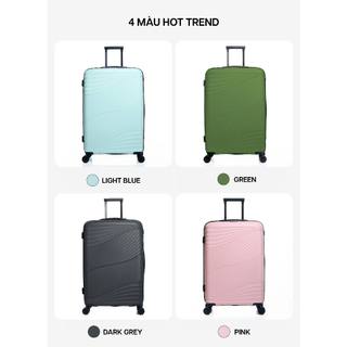 [COMBO GIÁ TỐT] Combo 2 Vali Kéo MIAvn Larita ZENI - Size 19/24 Inch, Nhựa PP Bền Bỉ, Hạn Chế Bể Vỡ, Khoá Số An Toàn