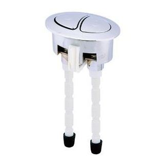 Nút nhấn xả bồn cầu mạ xi mạ crom phù hợp với nhiều loại nắp sứ bồn cầu