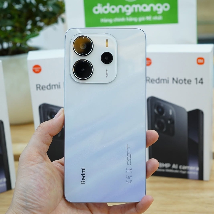 [Chính Hãng] Điện thoại Xiaomi Redmi Note 14 RAM 8G/128G Chính Hãng | Pin 5500mAh | Bảo hành toàn quốc