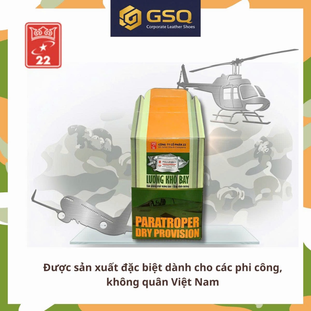 1 Thùng 4,2kg (6 Hộp) Lương Khô Bay Cao Cấp Thành Phần Nguyên Liệu Tự Nhiên
