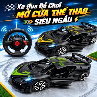 Xe Đua Điều Khiển Từ Xa Vô Lăng Mô Phỏng RC | Xe Hơi Đồ Chơi Trẻ Em Mở Cửa Thể Thao Siêu Ngầu