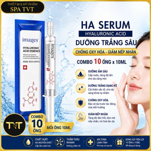 HA Serum 10 Ống x10ML Hyaluronic Acid Dưỡng Trắng Sâu Chống Oxy Hóa Giảm Nếp Nhăn