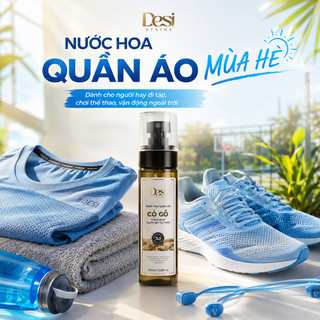 [Sale 50%,combo 3 chai]  Nước Hoa Quần Áo Desi Thơm Lâu, Xịt Khử Mùi Cơ Thể Thơm Tự Nhiên Dành Cho Dân Thể Thao Chai 100