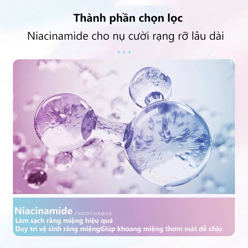 Chính hãng 100% Kem đánh răng Niacinamide làm trắng răng, loại bỏ mảng bám, thơm miệng, vệ sinh khoang miệng hiệu quả