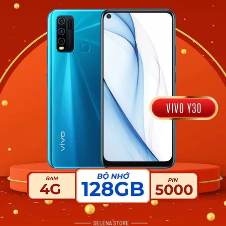Điện thoại VIVO Y30-128GB-PIN 5000MAH, điện thoại cũ giá rẻ bảo hành 6 tháng!!!
