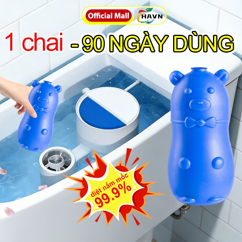 Viên thả bồn cầu, Mỗi Lần Xả Tự Động Làm Sạch, Cho Nước Xanh Thơm Lâu, Tẩy Sạch Mảng Bám