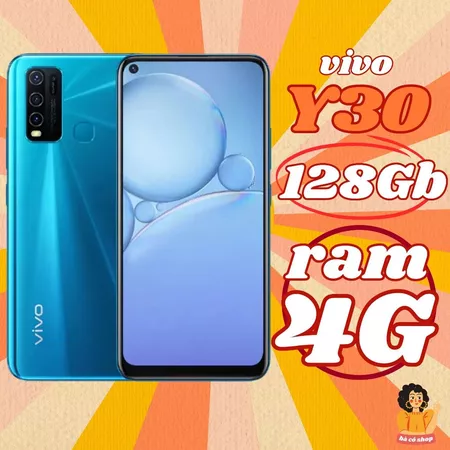 Điện thoại VIVO Y30-128GB-PIN 5000MAH, điện thoại cũ giá rẻ bảo hành 6 tháng!!!!!