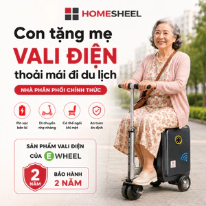 VALI ĐIỆN HOMESHEEL AIRWHEEL SE3SL BẢN QUỐC TẾ – SIÊU NHẸ 6.8KG, XÁCH LÊN MÁY BAY DỄ DÀNG