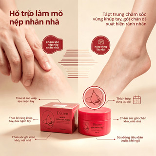 Kem Papaya Disren 100g dưỡng ẩm phục hồi da dịu nhẹ, cân bằng tông da phù hợp mọi loại da