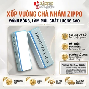 xốp vuông O. P. I chà nhám, bóng cho zipo