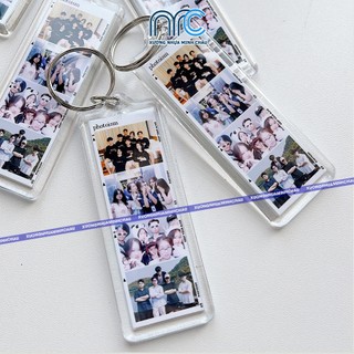 (Combo 20 Cái) Móc khoá Photobooth, Móc khoá mica mã QR, Phôi móc khoá trong suốt - Đa dạng kích thước