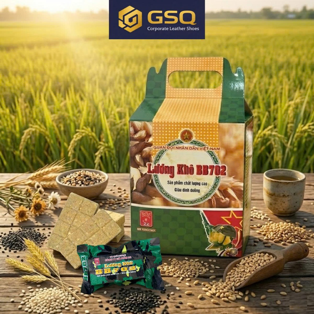 1 Thùng ( 6 Hộp ) Lương Khô Quân Đội BB702 Công Ty CP 22