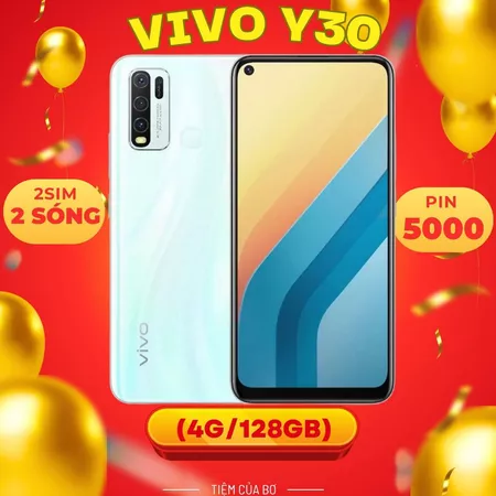 Điện thoại VIVO Y30 (128GB) PIN 5000MAH, điện thoại cũ giá rẻ bảo hành 6 tháng!