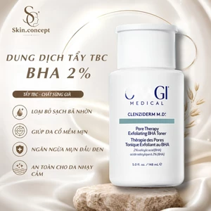 BHA 2% giảm mụn ẩn, mụn đầu đen mỹ phẩm làm sạch da tiện lợi mang đi du lịch
