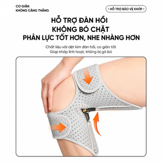 Đai Trợ Lực Đầu Gối ECOFIT – Giảm Đau Nhức, Hỗ Trợ Khớp Gối, Giảm Áp Lực Khi Đi Lại & Tập Thể Thao
