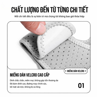 Đai Trợ Lực Đầu Gối ECOFIT – Giảm Đau Nhức, Hỗ Trợ Khớp Gối, Giảm Áp Lực Khi Đi Lại & Tập Thể Thao