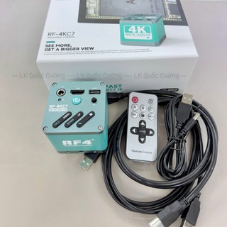 Camera HDMI gắn kính hiển vi RF4 RF-4KC7 độ phân giải cao 4K HD trường rộng có thể điều chỉnh