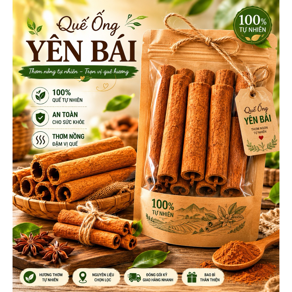 1kg quế sáo Yên Bái cạo sạch vỏ khô tự nhiên dùng nấu phở, pha trà,... quế chuẩn loại 1
