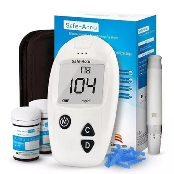 Máy đo đường huyết Safe-Accu Sinocare hàng chính hãng chất lượng cao