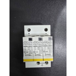Chống Sét DC Citel DS50PV-1000/30 1000VDC 40kA Type 2 SPD Solar PV Bảo Vệ Inverter Điện Mặt Trời Hàng tháo tủ Mới 99%