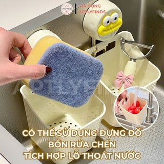 Hộp Đựng Hành Tỏi 2, 3 Tầng Treo Tường Cốc Hút Chân Không APTLYFINDS Không Khoan Đục