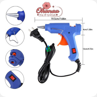 Máy bắn keo nến silicon cầm tay nhỏ gọn 20w, dùng cho keo nến silicon loại nhỏ 7mm
