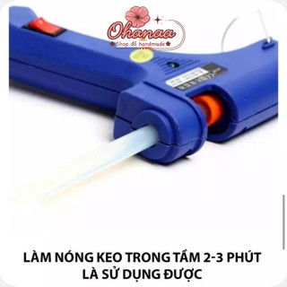 Máy bắn keo nến silicon cầm tay nhỏ gọn 20w, dùng cho keo nến silicon loại nhỏ 7mm