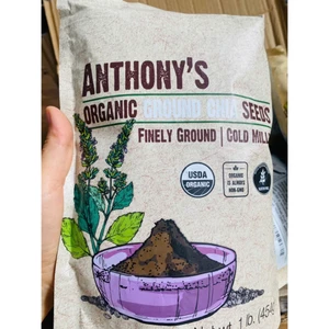 Bột Hạt chia xay hữu cơ,Anthony's Organic Ground Chia Seed 454g